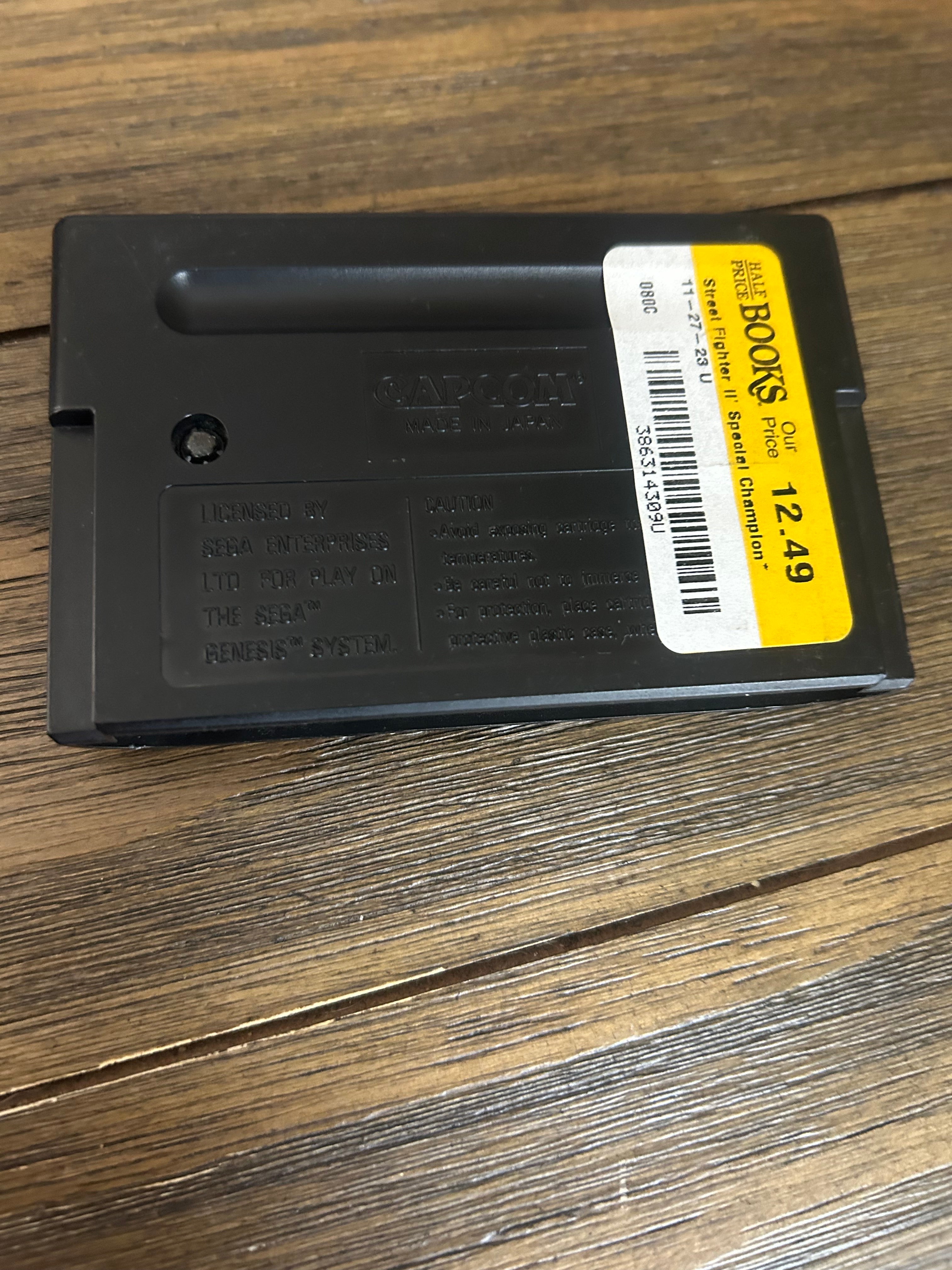 Street fighter 2 specal champion addition Sega Genesis