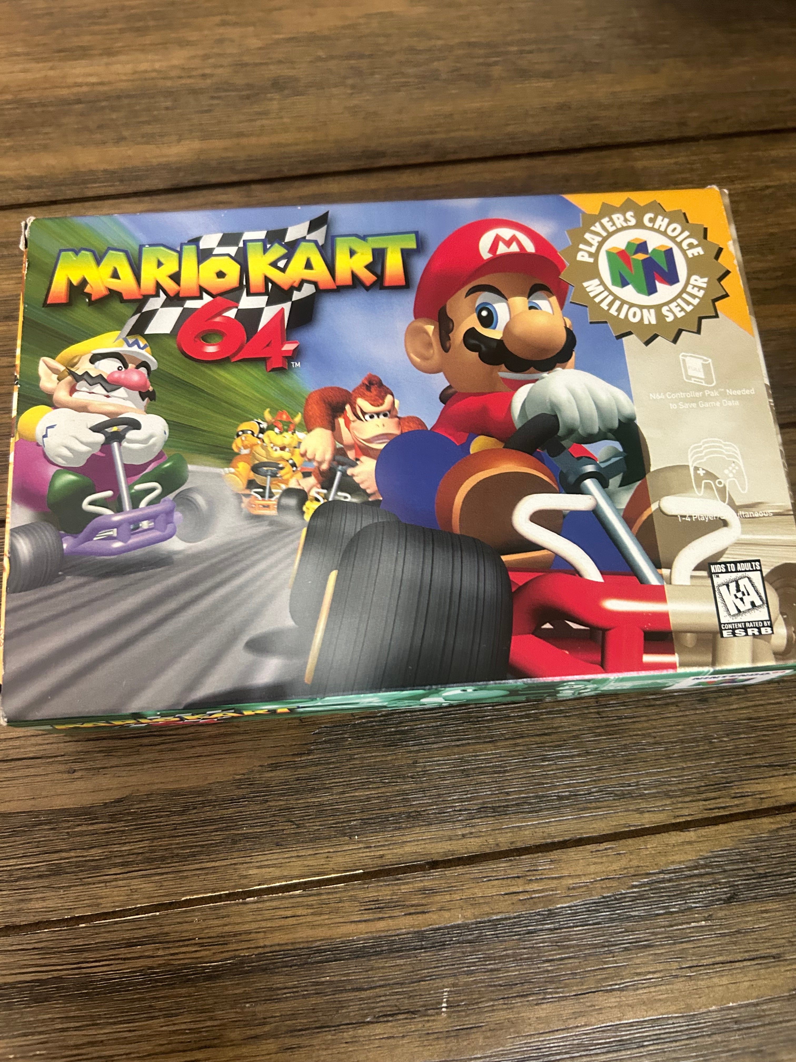 Mario kart 64 cib n64