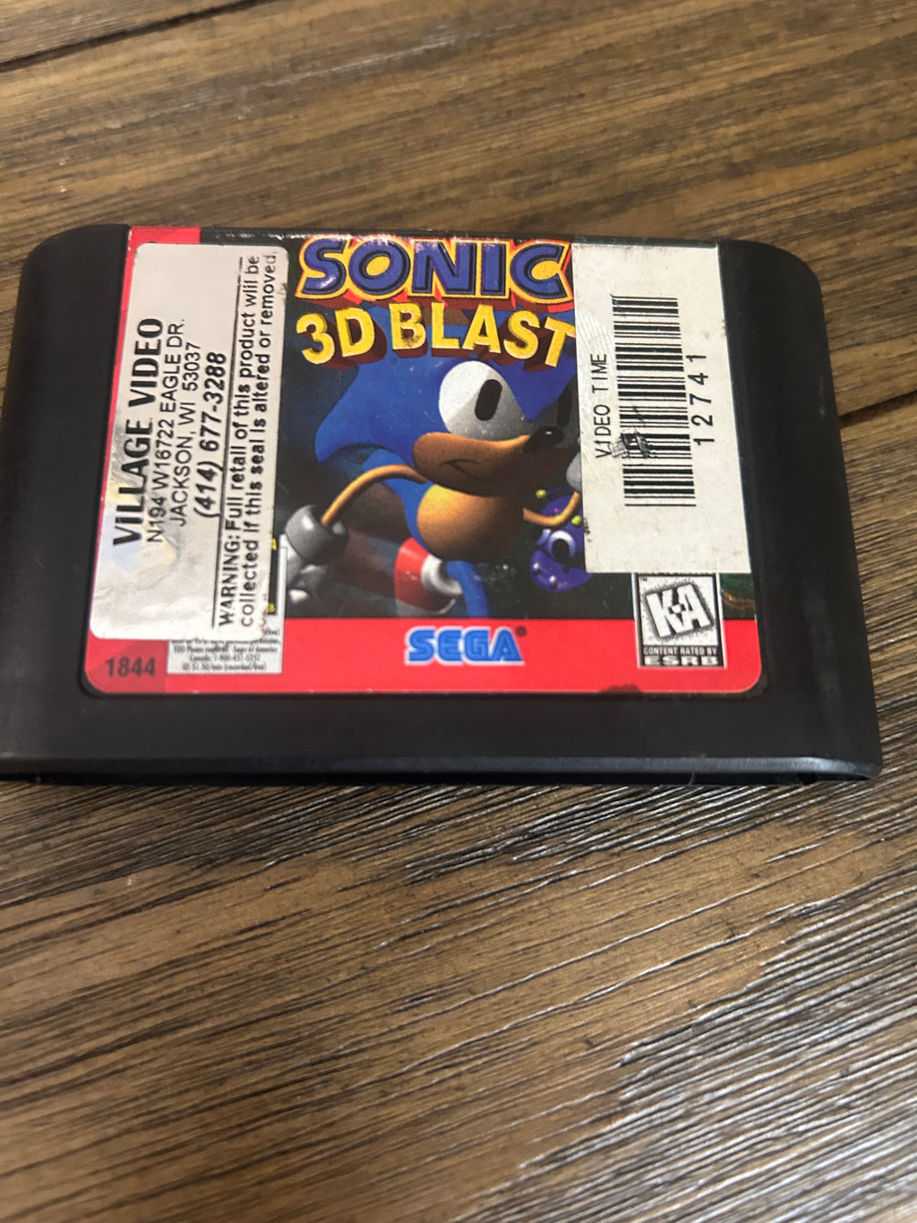 Sonic 3d blast Sega Genesis