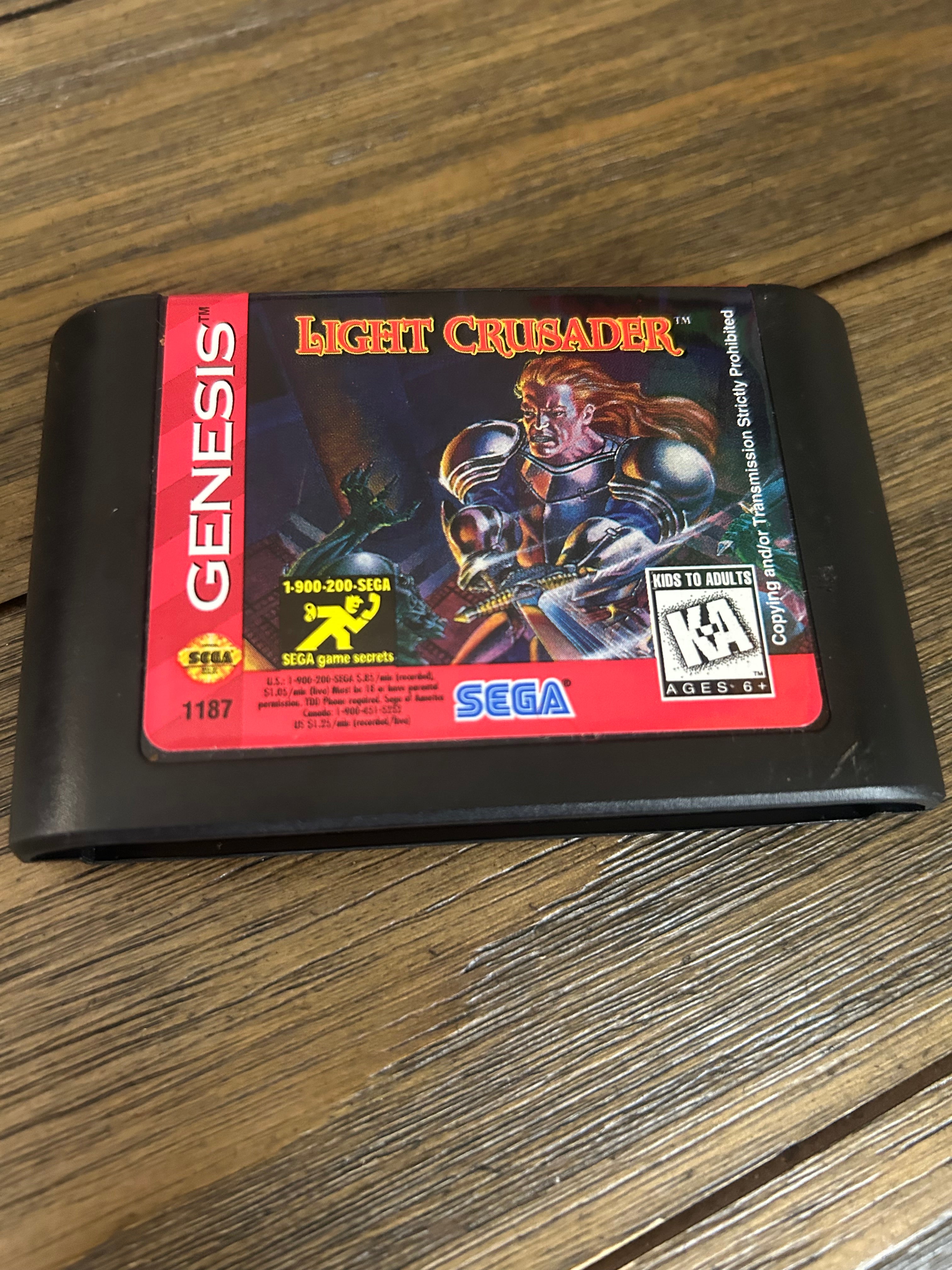 Light crusader sega genesis