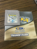 Pokémon silver with a Manuel gameboy