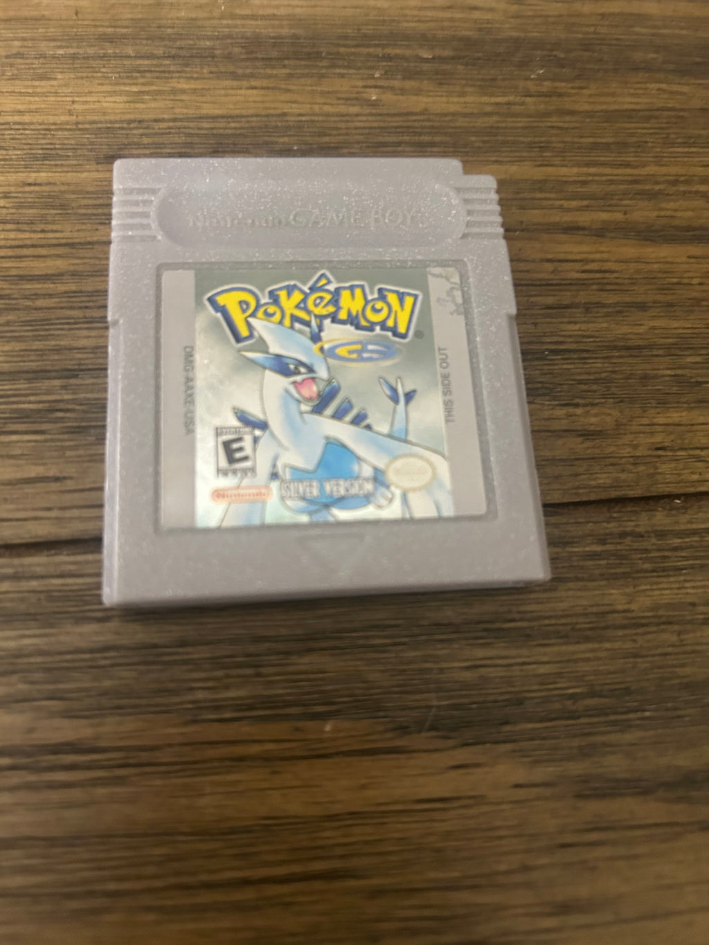 Pokémon silver with a Manuel gameboy