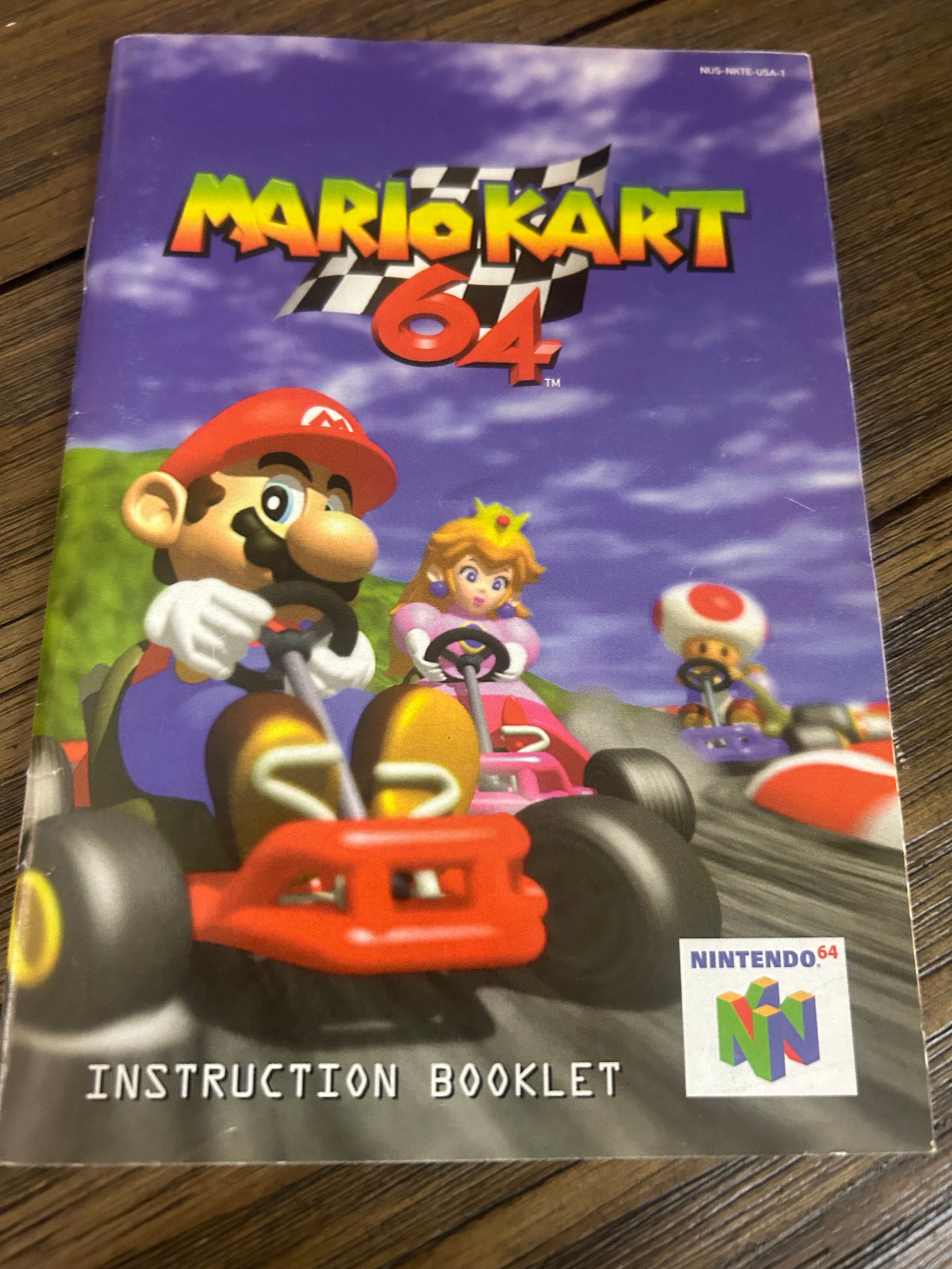 Mario kart 64 cib n64
