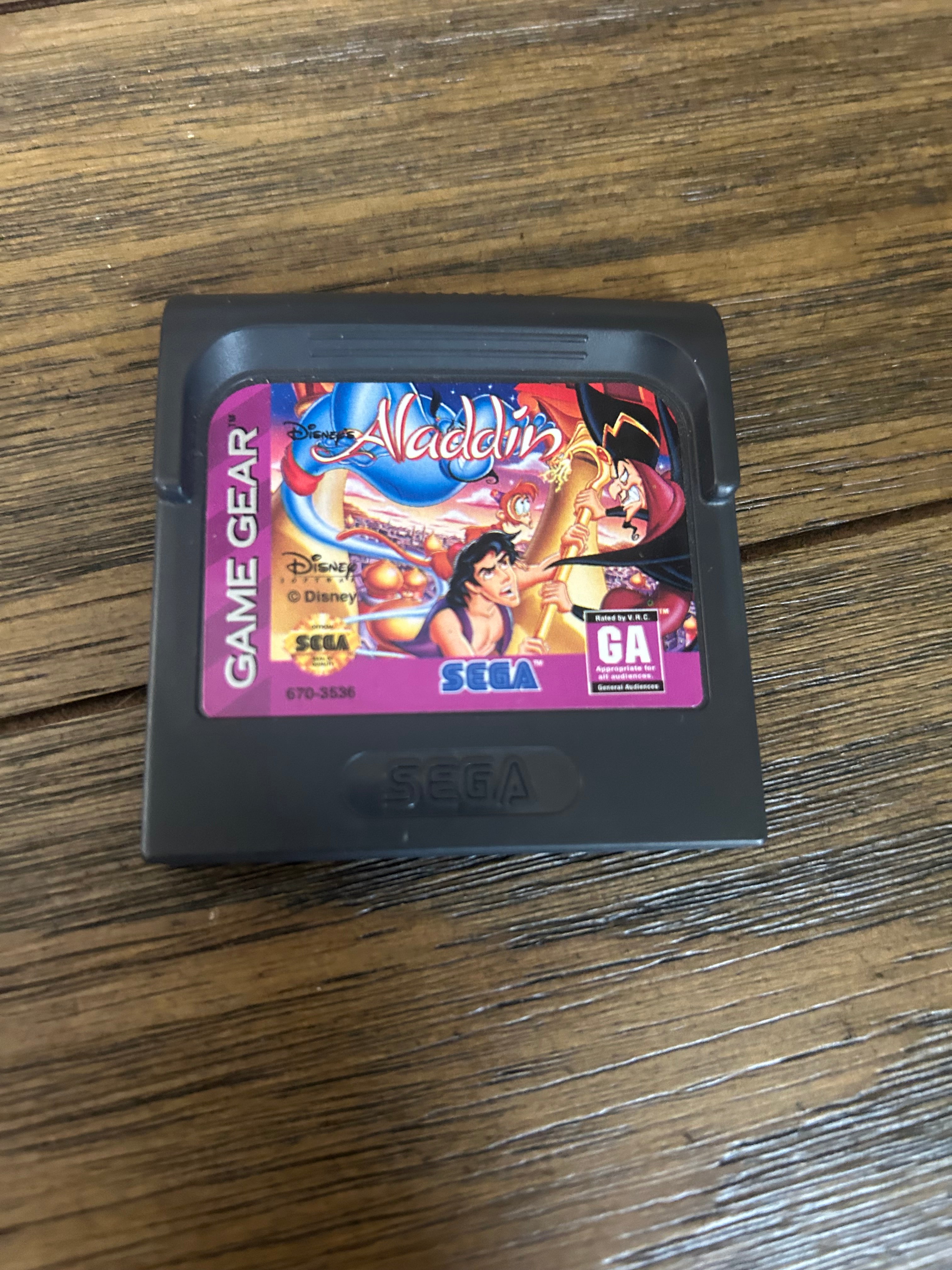 Aladdin Sega game gear