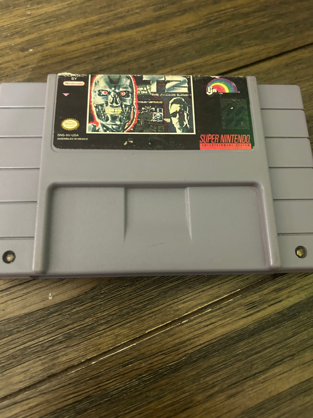 Terminator 2 the arcade game snes