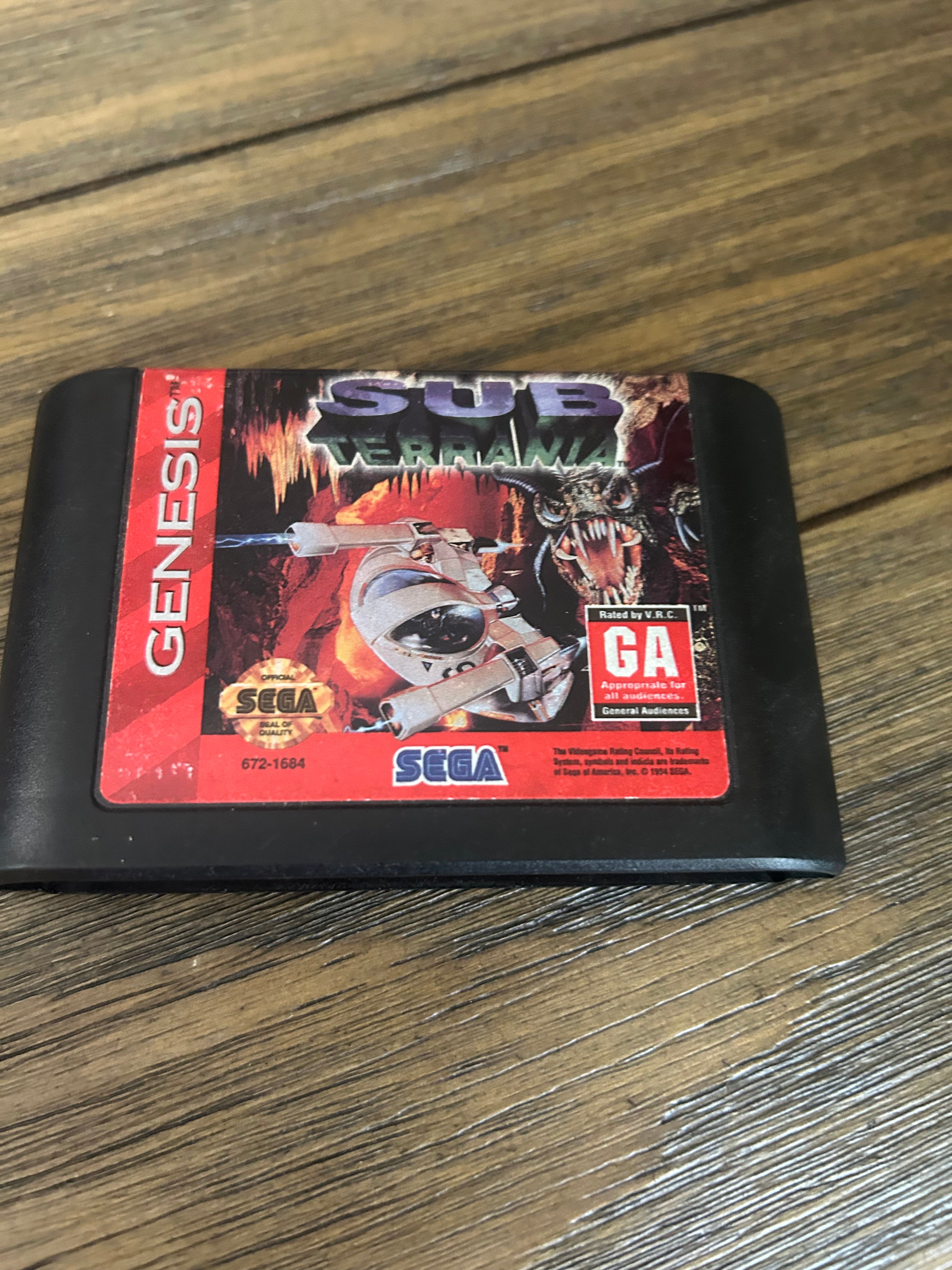 Sub Terrania Sega Genesis