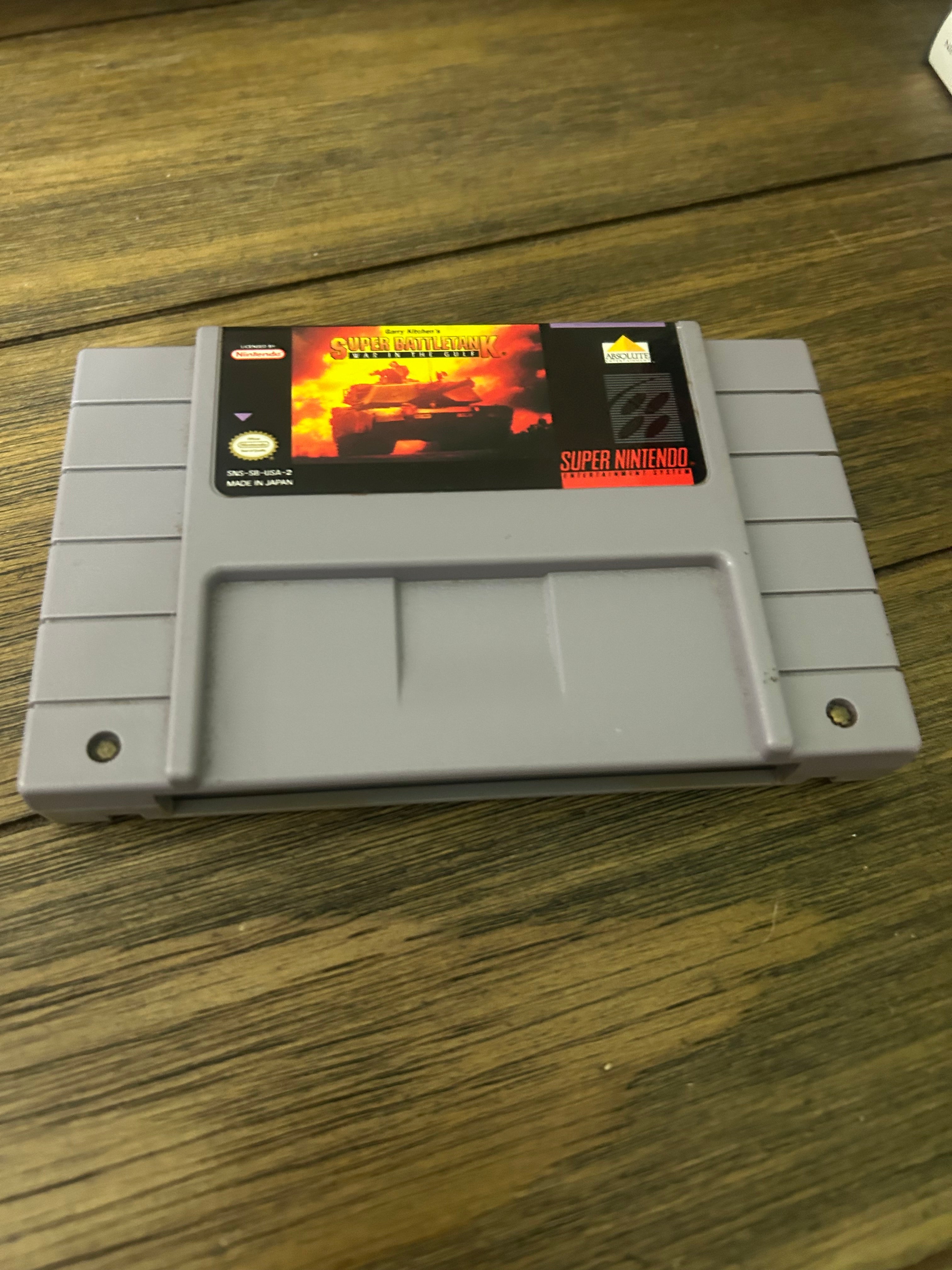 Super battletank war in culf snes